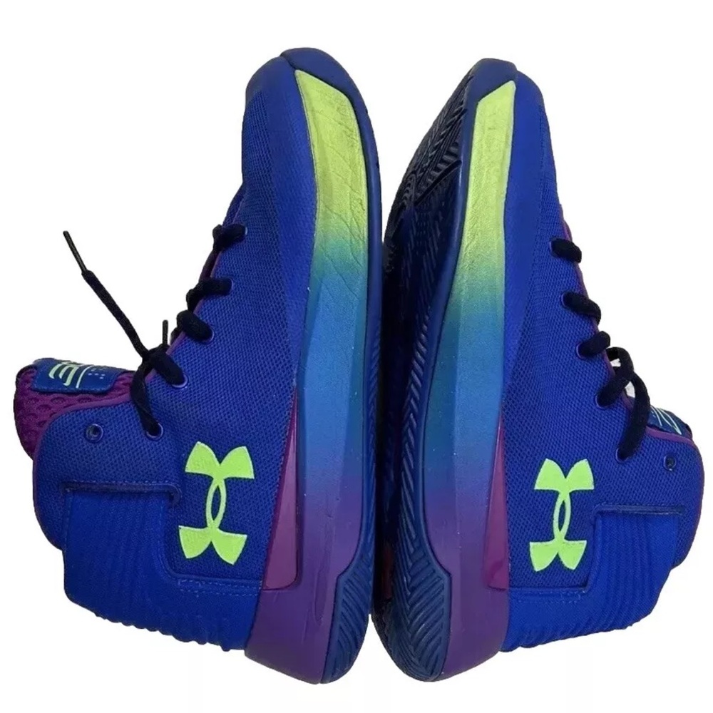 Under Armour Wardell SC Stephen Curryโ Size US 7Y Sneakers Blue And Green Shoes